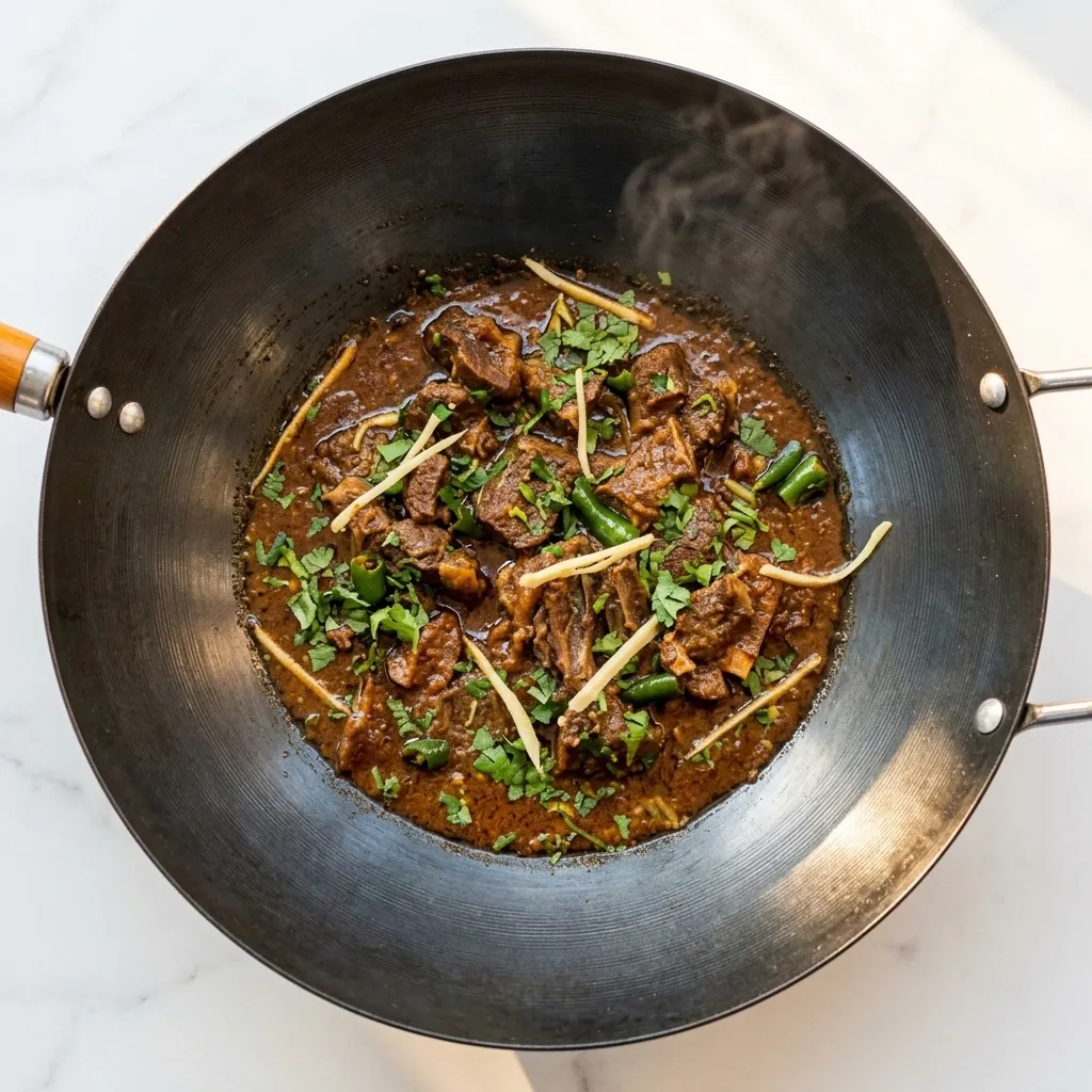 Authentic Lamb Karahi at Prime Karahi in NE Calgary